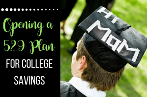 Opening a 529 plan
