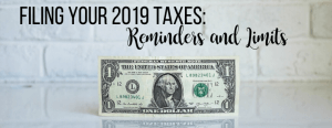 2019 taxes